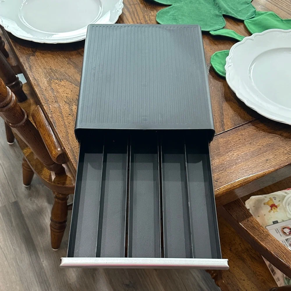 Coffee Pod Organizer Drawer - Black